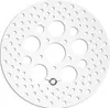 Harddrive Polished Drilled 11.8in. Front Brake Rotor Disc