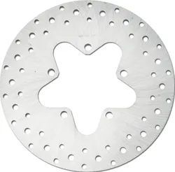 Harddrive Machined Drilled Star 11.5in. Rear Brake Rotor Disc