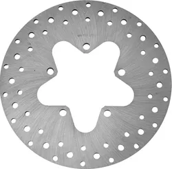Harddrive Steel Drilled Star 11.5in. Rear Brake Rotor Disc