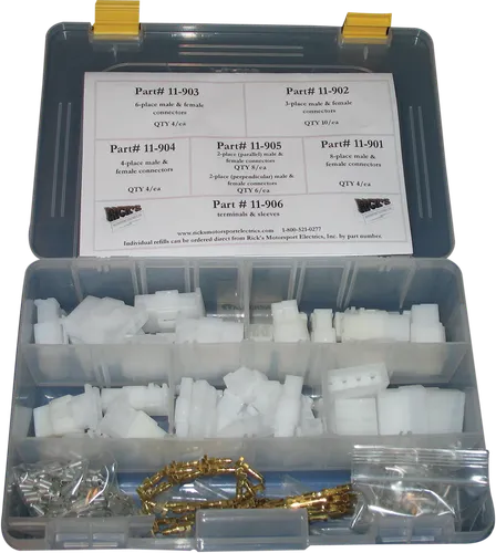 Rick's Universal Regulator Rectifier Wiring Harness Connector Kit 2