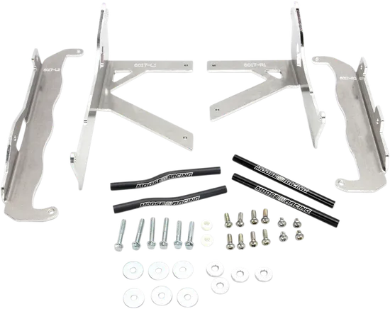 Moose Heavy Duty Aluminum Radiator Brace Guard 3