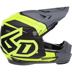 6D Helmets Youth Unisex ATR-2Y Torque Helmet MX S Black Gray Yellow