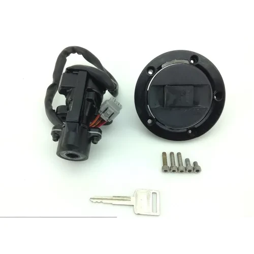 Lockset Ignition Tank Gas Cap Key 2006 Suzuki GSXR750 1256 x 3