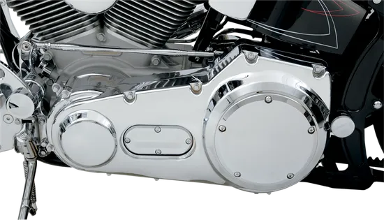 DG Chrome Aluminum Outer Primary Clutch Cover for HD Softail Dyna