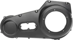 DG Satin Black Aluminum Outer Primary Clutch Cover For HD Softail Dyna