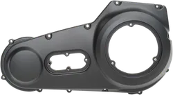 DG Satin Black Aluminum Outer Primary Clutch Cover For HD Softail