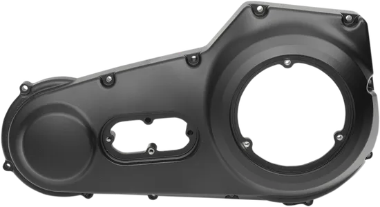 DG Satin Black Aluminum Outer Primary Clutch Cover for HD Softail Dyna