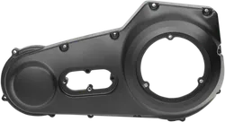 DG Satin Black Aluminum Outer Primary Clutch Cover for HD Softail Dyna