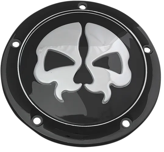 Drag Specialties Split Skull Derby Cover Black