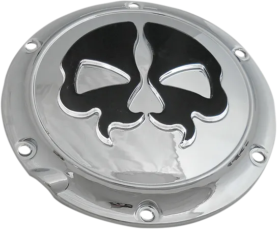 Drag Specialties Split Skull Derby Cover Chrome