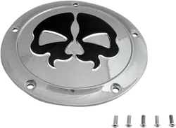 Drag Specialties Split Skull Derby Cover Chrome