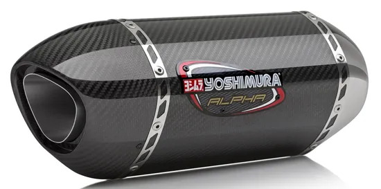 Yoshimura Alpha Signature Slip On CF Exhaust Pipe Suzuki GSXS1000-F-FZ-Z