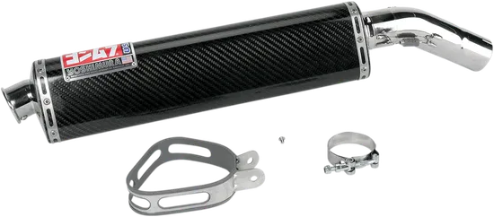 Yosh TRS Race Slip On CF Exhaust Pipe Suzuki SV650-S-A-F