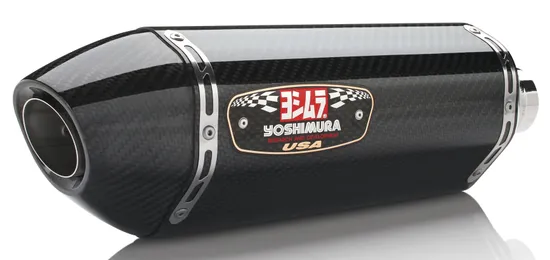 Yoshimura R-77 Race Single Slip On CF Exhaust Pipe Suzuki GSXR1000 2