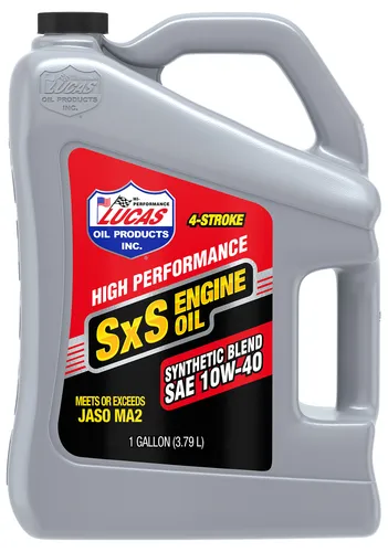 Lucas SXS Semi Synthetic Engine Motor Oil 10W40 1 Gallon