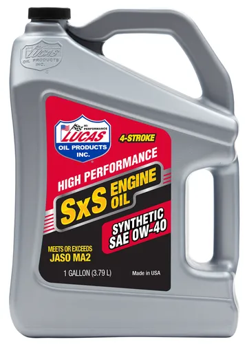 Lucas High Performance SXS Synthetic Engine Motor Oil 0W40 1 Gallon
