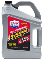 Lucas High Performance SXS Synthetic Engine Motor Oil 5W50 1 Gallon