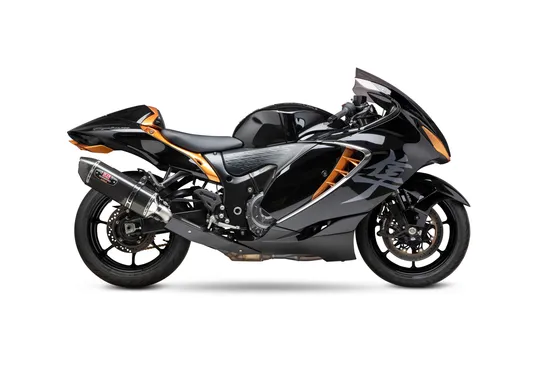 Yosh R-77 Race Dual Slip On SS Exhaust Pipe Muffler 1