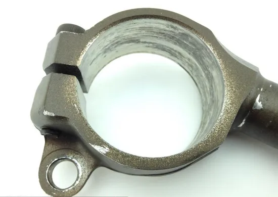 Left Clip-On Clip Side Handle Bar 2003 Kawasaki Ninja ZX6R ZX636C 1283