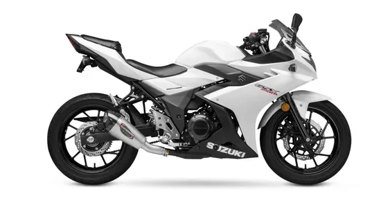 Yosh Alpha T Street Slip On SS Exhaust Pipe Works Suzuki GSX250R