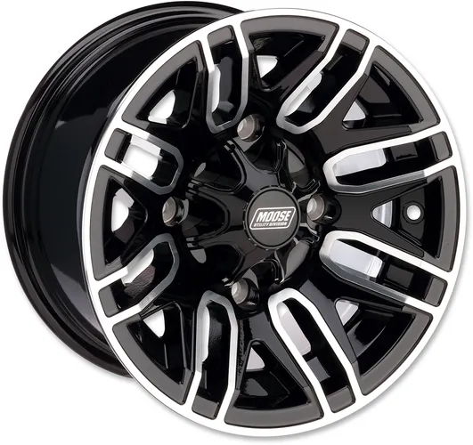 Wheel - 112X - Front/Rear - Black - 12x8 - 4/4 - 4+4 1