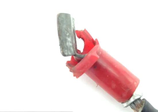 Positive Negative Battery Starter Wires 2005 Kawasaki Ninja ZX6R ZX636C 1301 x