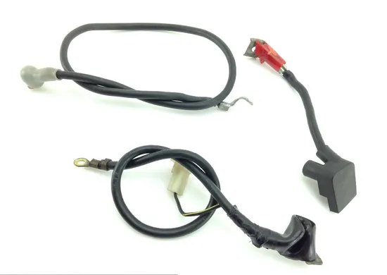 Positive Negative Battery Starter Wires 2005 Kawasaki Ninja ZX6R ZX636C 1301 x