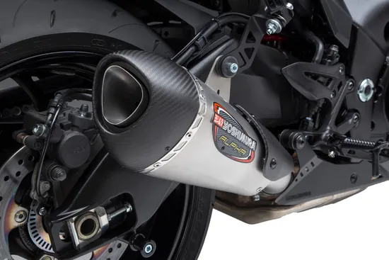 Yoshimura Alpha T Street Slip On SS Exhaust Pipe Works Suzuki Katana 1000