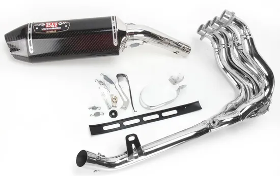 Yoshimura R-77D Race Full System CF Exhaust Pipe Suzuki GSXR600 GSXR750