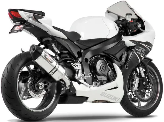 Yosh R-77 Street Slip On SS Exhaust Pipe Suzuki GSXR600 GSXR750