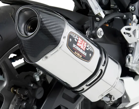 Yosh R-77 Street Slip On SS Exhaust Pipe Suzuki GSXR600 GSXR750