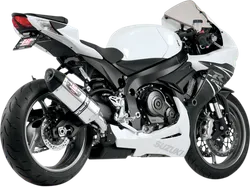 Yosh R-77 Street Slip On SS Exhaust Pipe Suzuki GSXR600 GSXR750