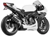 Yosh R-77 Signature Slip On CF Exhaust Pipe Suzuki GSXR600 GSXR750
