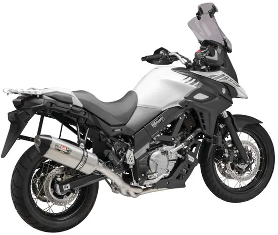 Yosh R-77 Race 3/4 Slip On SS Exhaust Pipe Works Suzuki Vstrom 650