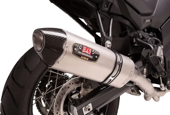 Yosh R-77 Race 3/4 Slip On SS Exhaust Pipe Works Suzuki Vstrom 650
