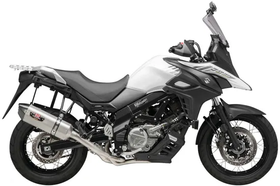 Yosh R-77 Race 3/4 Slip On SS Exhaust Pipe Works Suzuki Vstrom 650