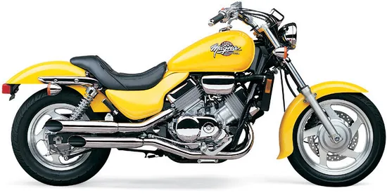Cobra Chrome 3.5in Slash Cut Slip On Muffler Exhaust 1