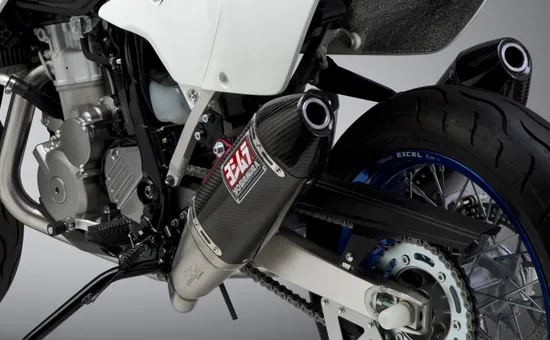 Yoshimura RS-4 Signature Full System CF Exhaust Twin Pipe Suzuki DRZ400S-SM