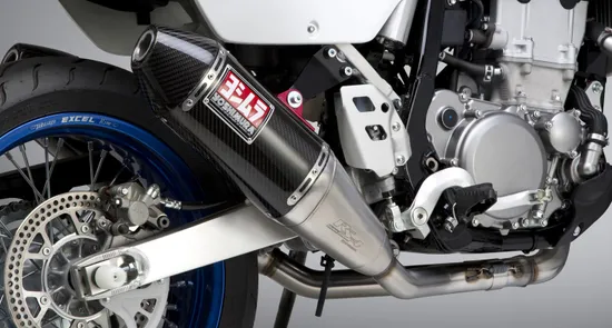 Yoshimura RS-4 Signature Full System CF Exhaust Twin Pipe Suzuki DRZ400S-SM