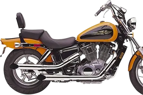 Cobra Chrome 3.5in Slash Cut Slip On Muffler Exhaust