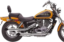 Cobra Chrome 3.5in Slash Cut Slip On Muffler Exhaust