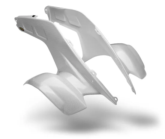Maier White Polyethylene Front Fender Fairing Guard