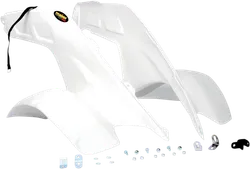 Maier White Polyethylene Front Fender Fairing Guard