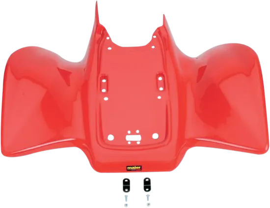 Maier Fighting Red Polyethylene Custom Rear Fender Fairing Guard