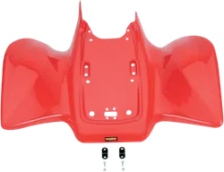 Maier Fighting Red Polyethylene Custom Rear Fender Fairing Guard