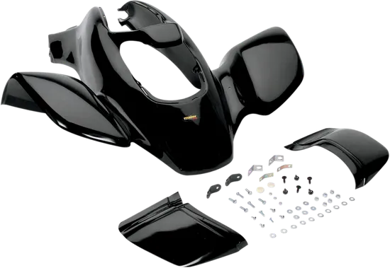 Maier Black One Piece Front Fender w Side Panels Built In