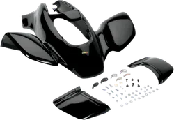 Maier Black One Piece Front Fender w Side Panels Built In