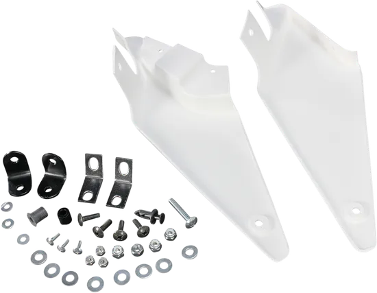 Maier White Polyethylene Rear Fender Fairing Guard