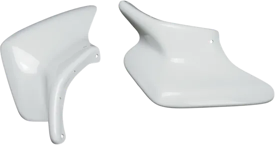 Maier White Polyethylene Racing Front Fender Fairing Guard