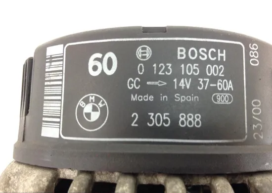 Alternator 2001 BMW K1200LT 1338